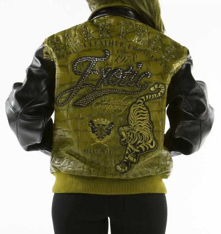 Pelle Pelle Exotic Studded Leather Jacket