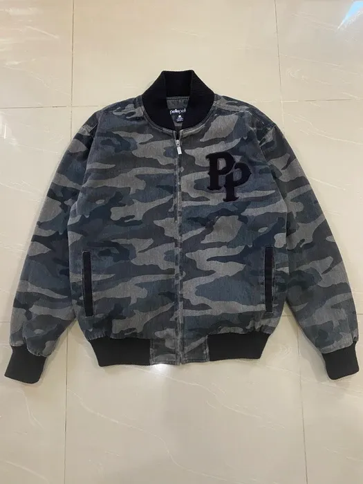 Pelle Pelle Army Style Big Logo Jacket view 2