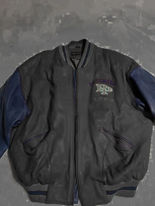Pelle Pelle Authentic Baseball Urban League Black Jacket view 2