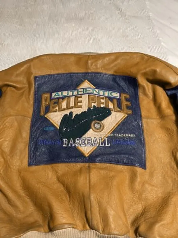 Pelle Pelle Authentic Baseball Urban League Brown Jacket