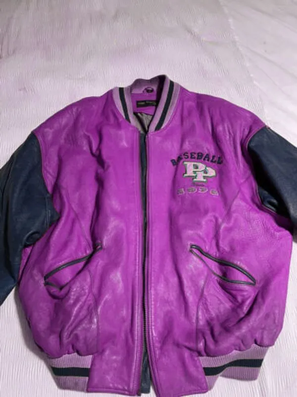 Pelle Pelle Baseball Urban League Purple Jacket view 2