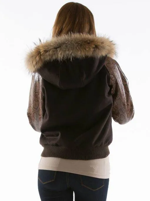 Pelle Pelle Ladies Eagle Brown Jacket view 3