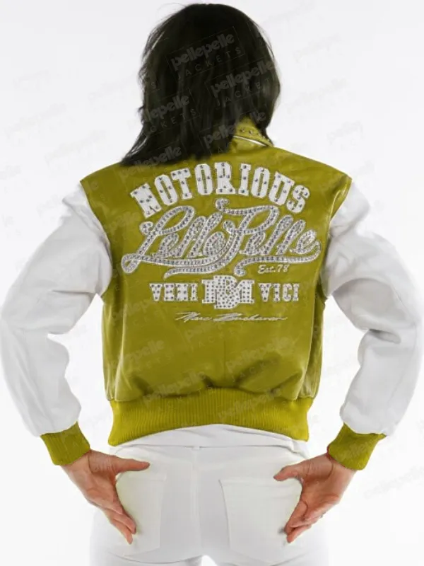 Pelle Pelle Ladies Notorious Olive Jacket | Pelle Pelle Store view 2