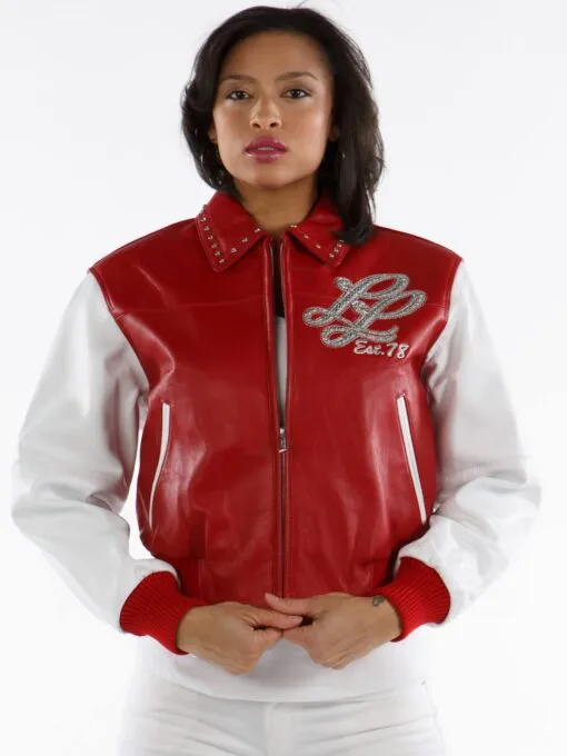 Pelle Pelle Ladies Notorious Red Jacket view 2