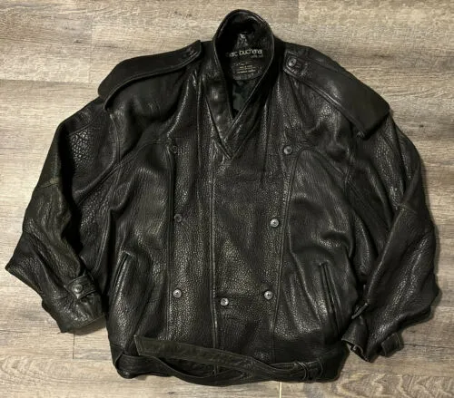 Pelle Pelle Baggy Black Leather Marc Buchanan Jacket view 2