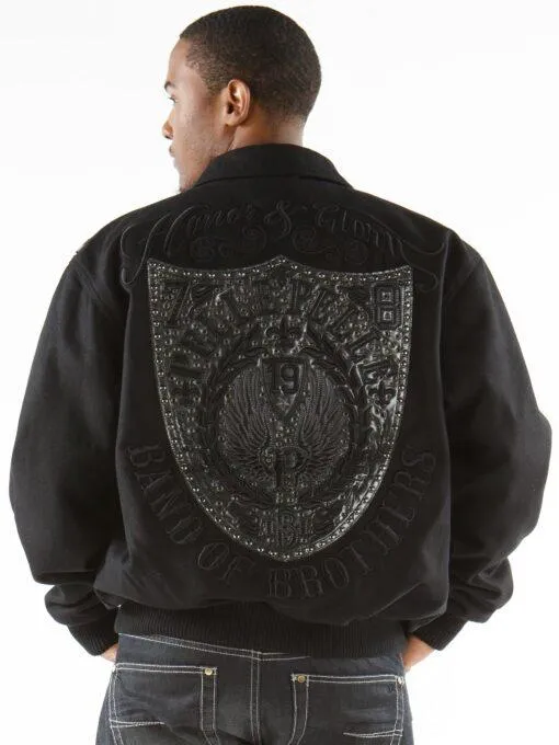 Pelle Pelle Band of Brothers Black Jacket | Pelle Pelle view 2