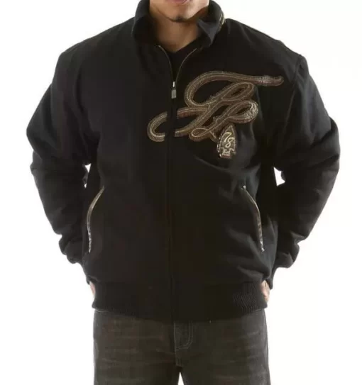 Pelle Pelle Black Badged Royal Jacket view 2