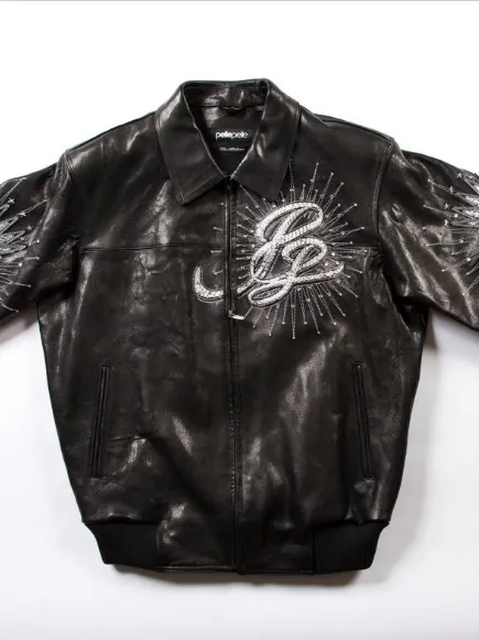 35th Anniversary Black Leather Jacket view 2