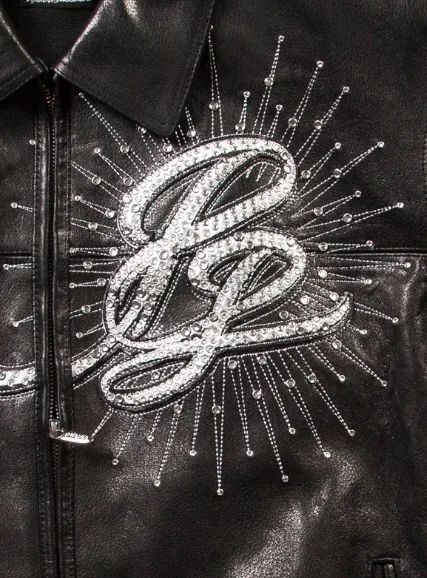 35th Anniversary Black Leather Jacket view 3