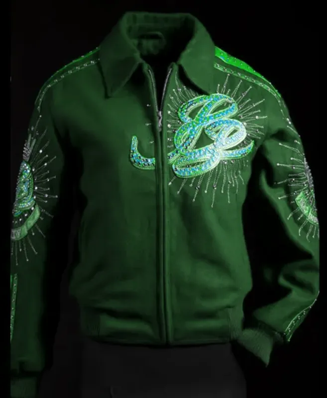 Pelle Pelle 35th Anniversary Green Wool Jacket