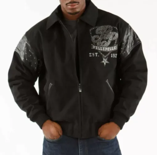 Pelle Pelle Black King Of Thrones 1978 Jacket view 2