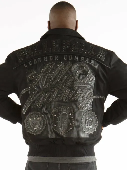 Bold Pelle Pelle All Or Nothing Black Wool Jacket