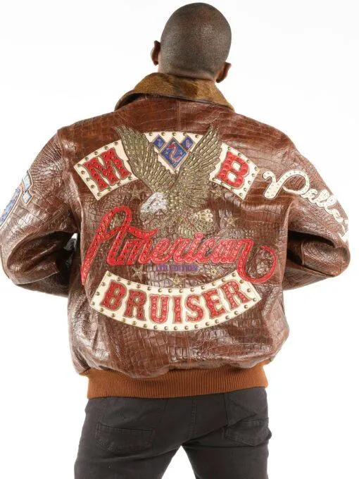 Pelle Pelle American Bruiser Brown Jacket | Pelle Pelle view 2