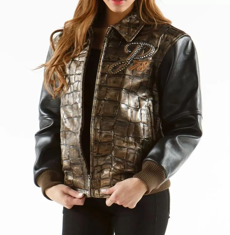 Bold Pelle Pelle Exotic Studded Jacket | Pelle Pelle Store view 2
