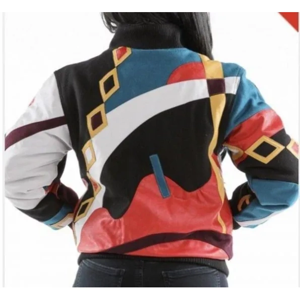 Pelle Pelle Women Abstract Wool Jacket view 2