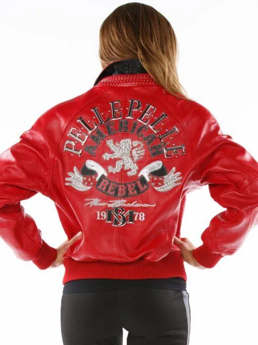 American Red Rebel Jacket Pelle Pelle Store view 2