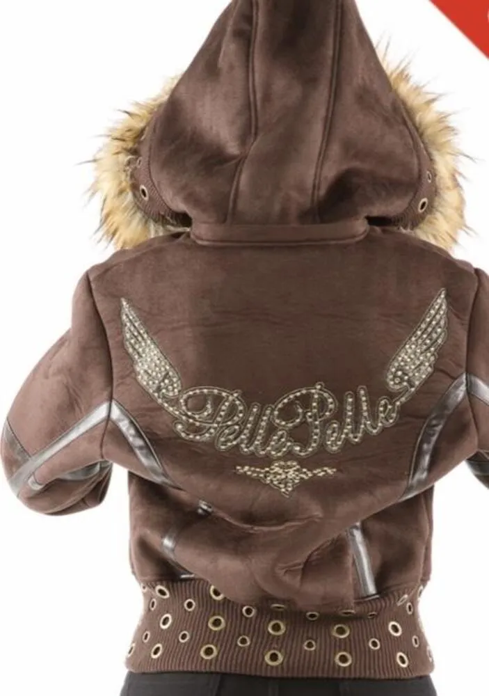Pelle Pelle Cheerful Wing Brown Hoodie view 2