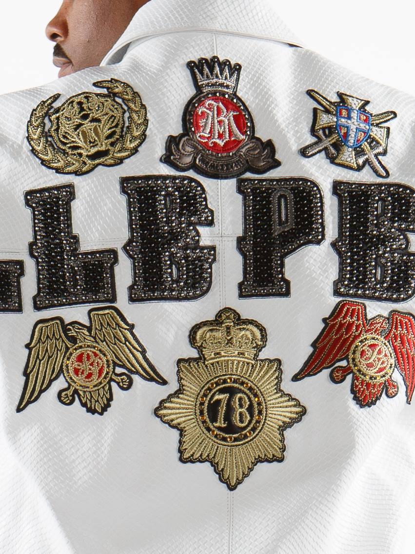 Pelle Pelle Decorated Leather Jacket | Pelle Pelle Store view 3