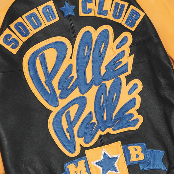 Pelle Pelle Soda Club Plush Yellow Jacket view 3