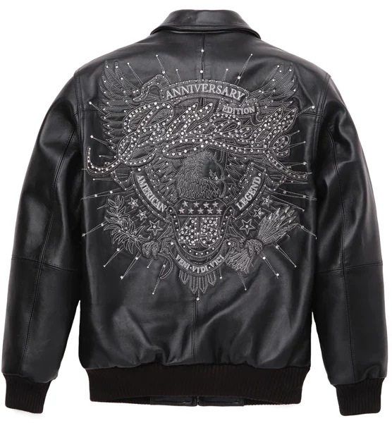 Pelle Pelle American Legend Plush Black Jacket | Pelle Pelle view 2