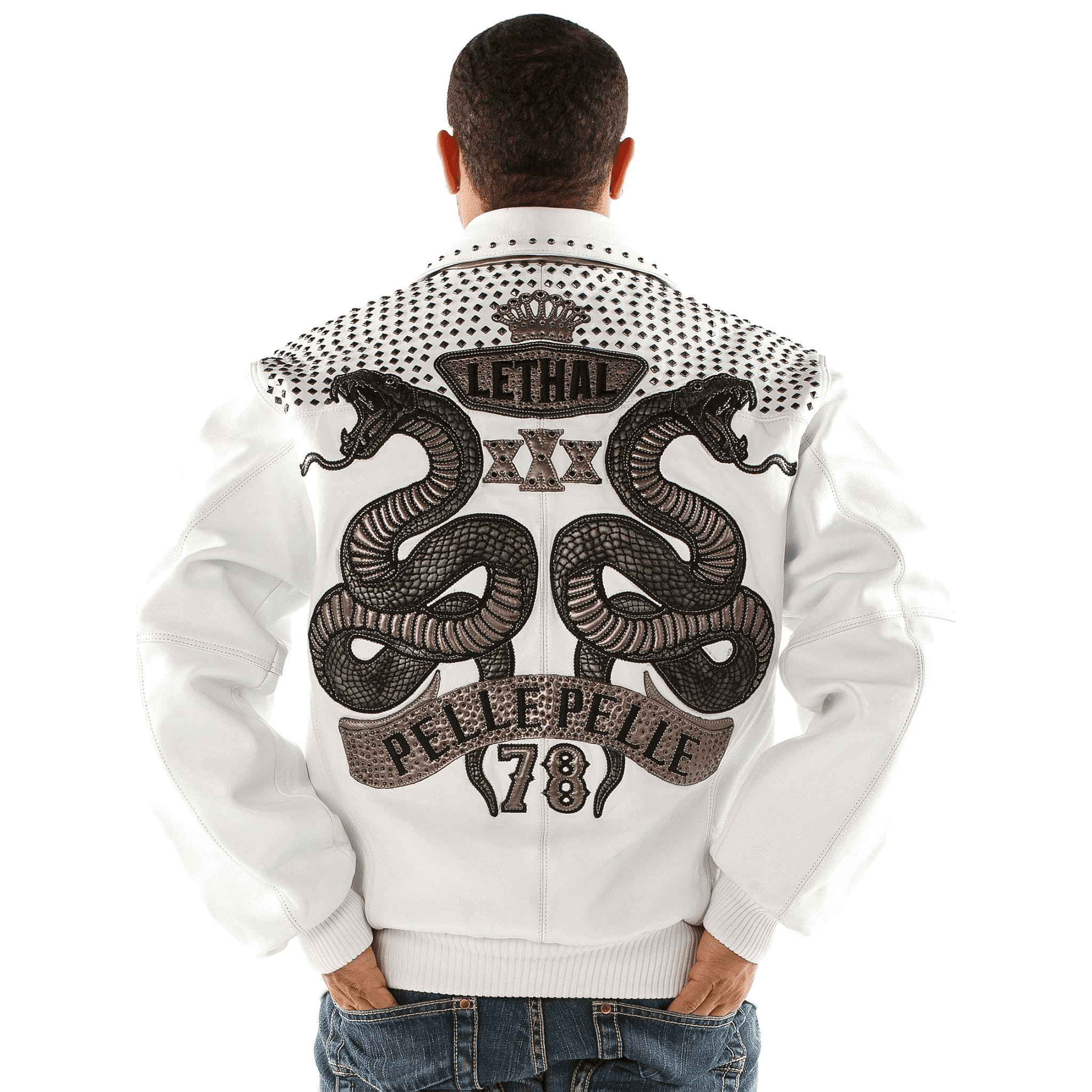 Pelle Pelle Lethal White Leather Jacket