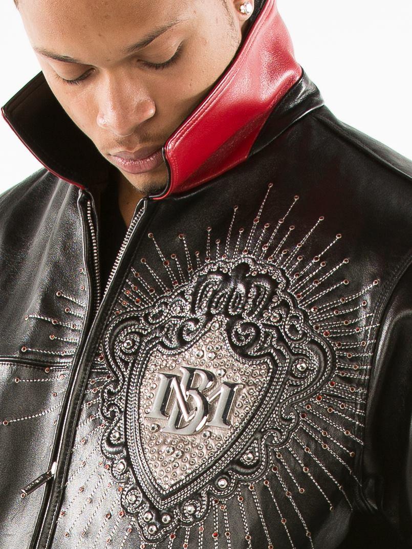 Pelle Pelle Platinum Jacket with Diamonds | Pelle Pelle view 2