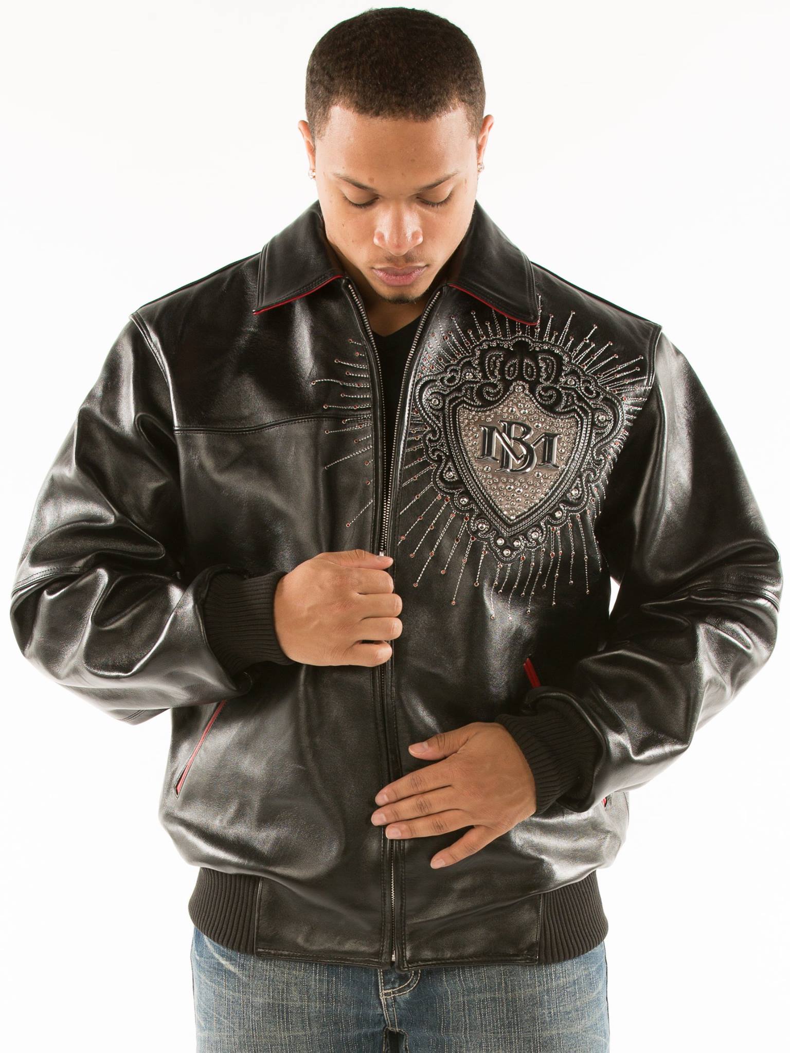 Pelle Pelle Platinum Jacket with Diamonds | Pelle Pelle view 4