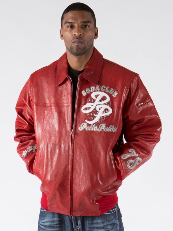 Pelle Pelle Soda Club Red Jacket | Pelle Pelle Store view 2