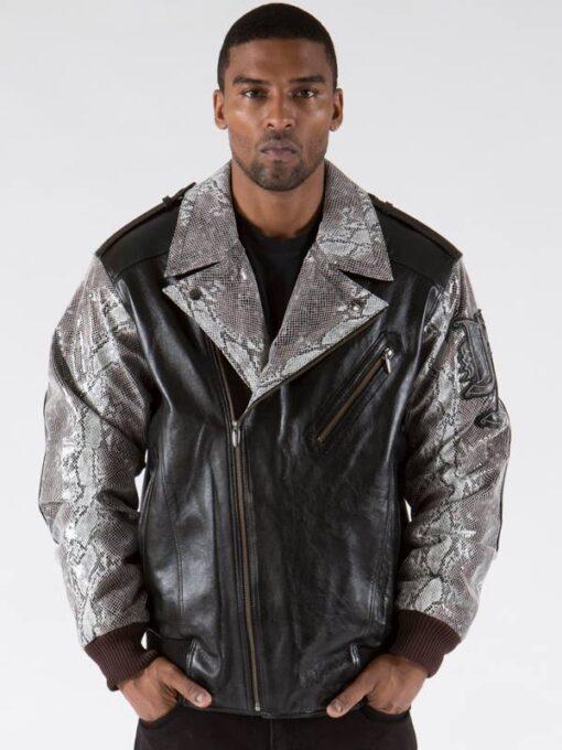 Pelle Pelle Varsity Biker Jacket | Pelle Pelle Store view 3