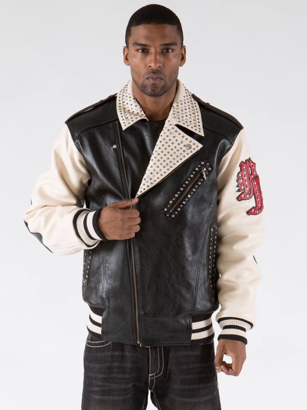 Pelle Pelle Biker Blackivory Jacket | Pelle Pelle Store view 4