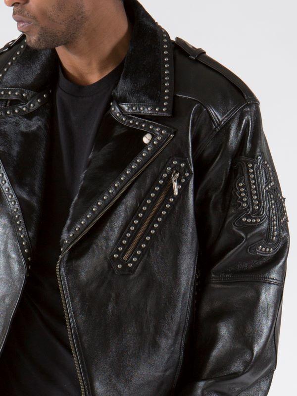 Pelle Pelle Biker Jacket Black Leather | Pelle Pelle Store view 4