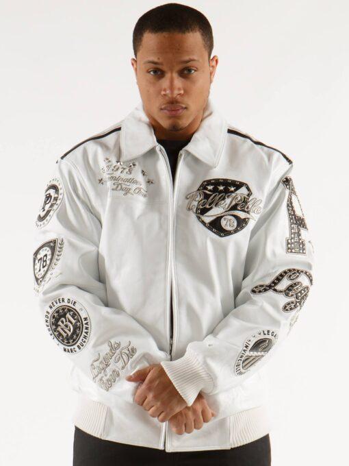 Pelle Pelle White Revolution Jacket | Pelle Pelle Store view 2