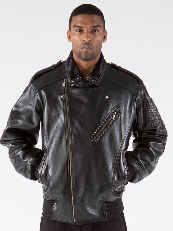 Pelle Pelle Biker Jacket Black Leather | Pelle Pelle Store view 6