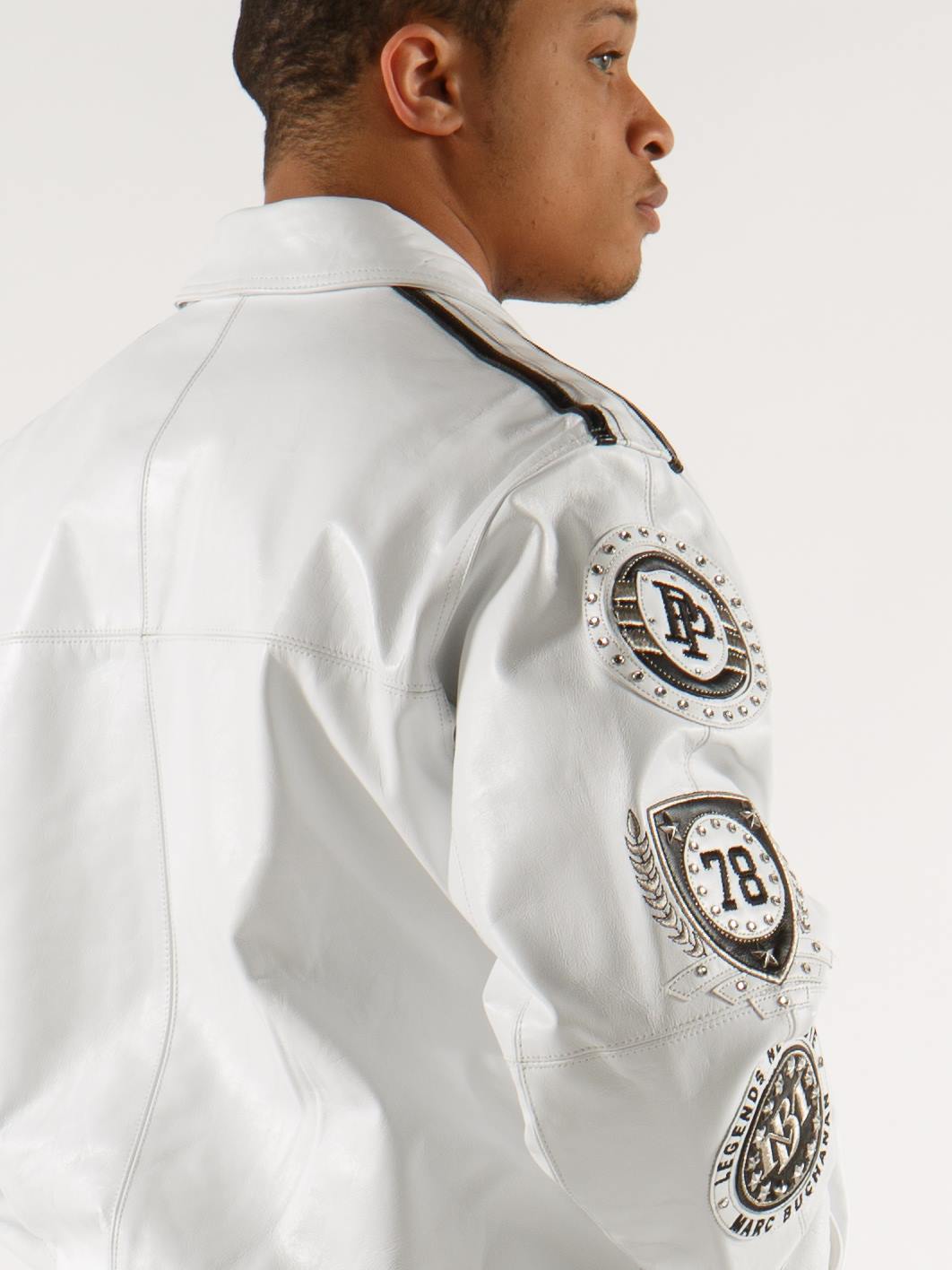 Pelle Pelle White Revolution Jacket | Pelle Pelle Store view 5