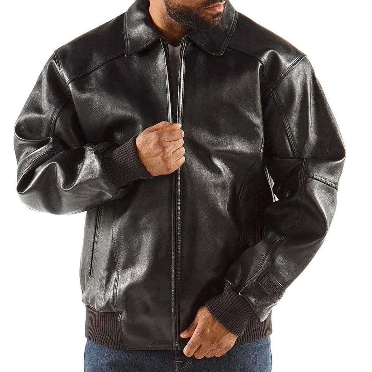Applique Black Plush Jacket