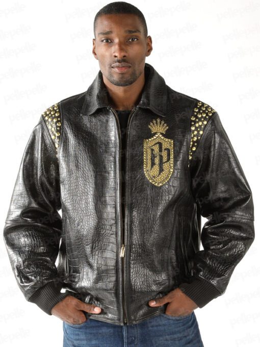Pelle Pelle Gang Black Leather Jacket view 2
