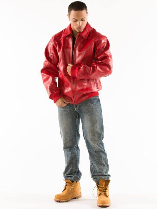 Pelle Pelle Basic in Cabernet Plush Jacket view 2