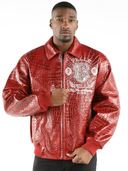 Pelle Pelle Eye Red Leather Jacket view 2
