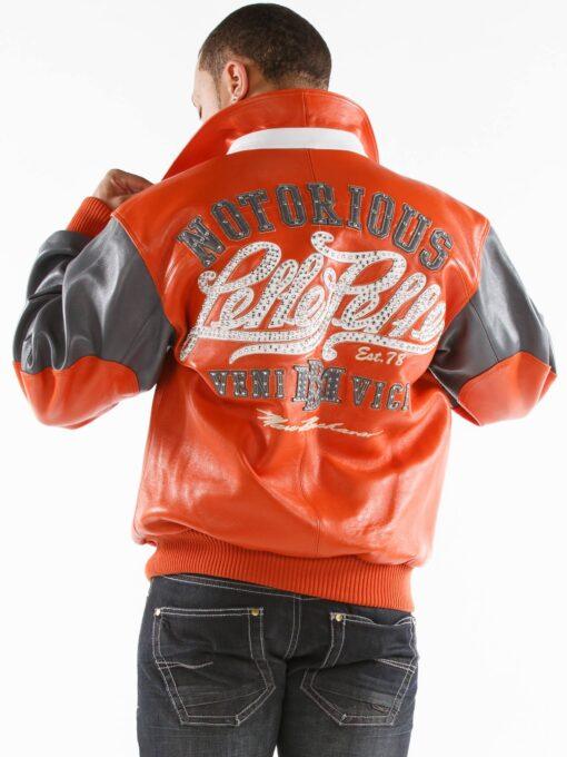 Pelle Pelle Fire Orange Notorious Jacket view 3