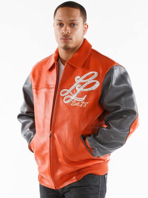 Pelle Pelle Fire Orange Notorious Jacket view 2