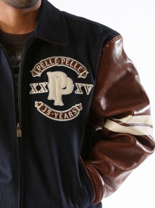 Pelle Pelle Supply Co. Wool Navy Blue Jacket view 2