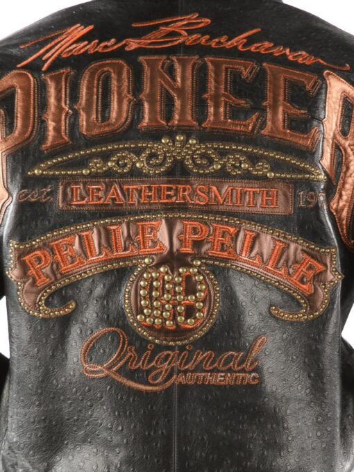 Pelle Pelle Pioneer Black Leather Jacket view 3