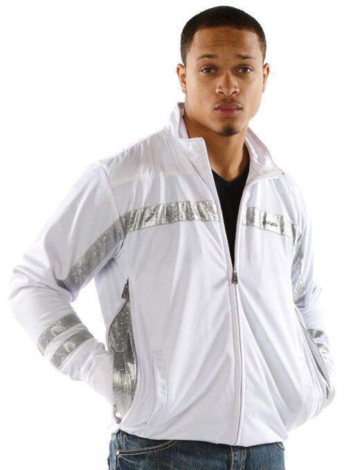 Pelle Pelle White Track Jacket view 3