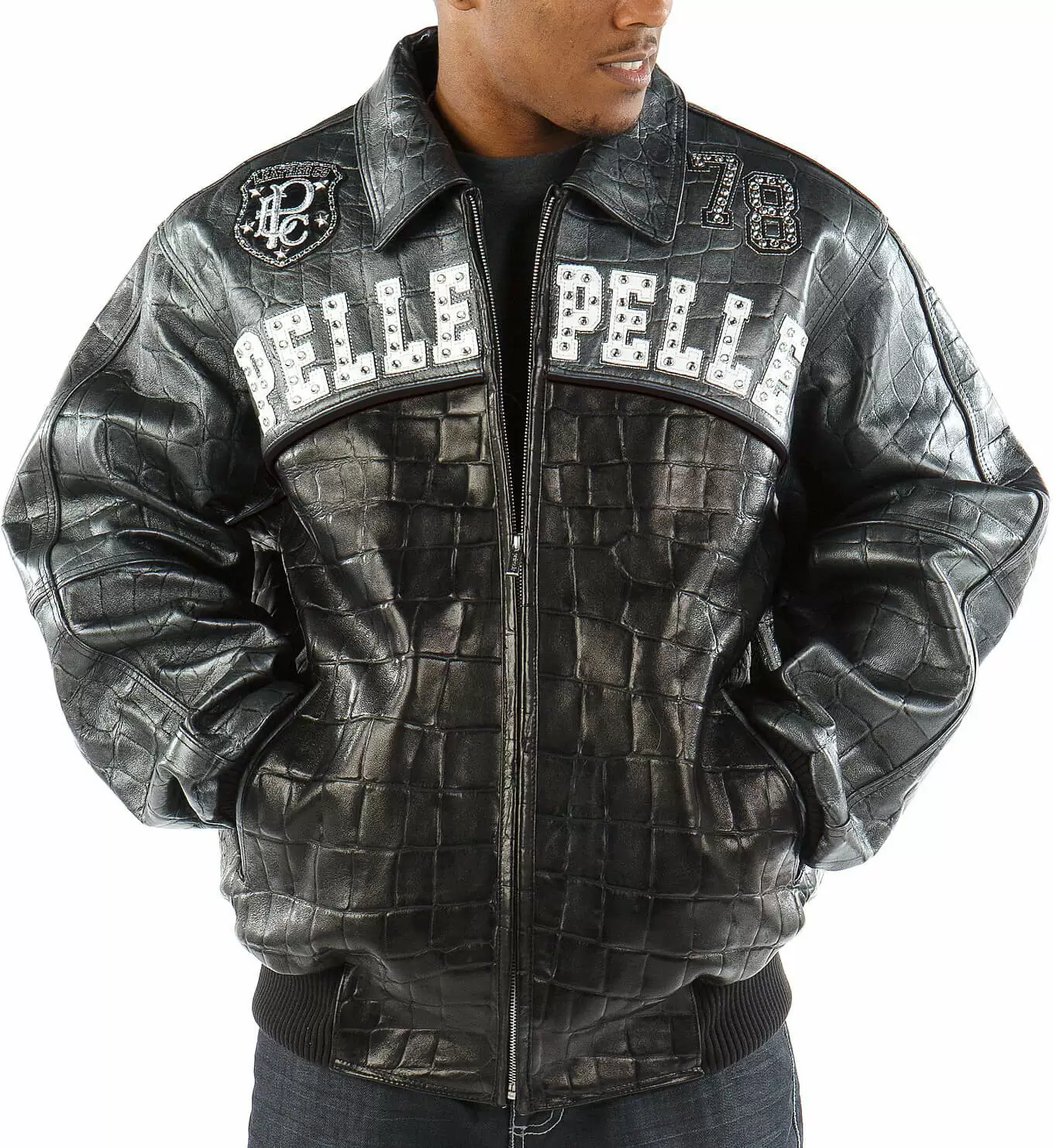 Pelle Pelle Last Man Standing Leather Jacket | Black Jacket view 2