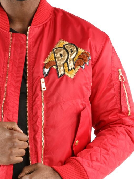 Pelle Pelle Cool Cat Flight Red Jacket view 3