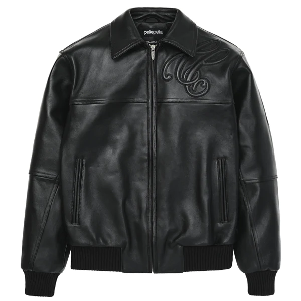Pelle Pelle Puff Plush Black Jacket | pelle Pelle Store view 2