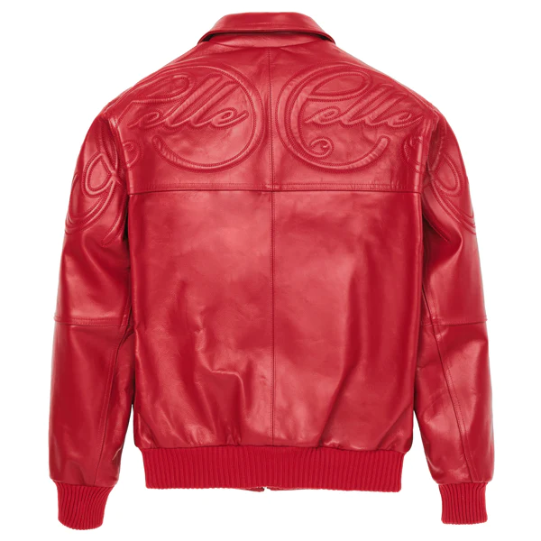 Pelle Pelle Puff Plush Red Jacket 2023 | Pelle Pelle Store view 3