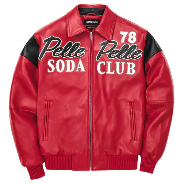 Pelle Pelle Soda Club Plush Red Jacket view 2