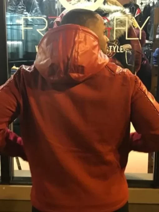 Pelle Pelle Raised Hooded Leather Jacket