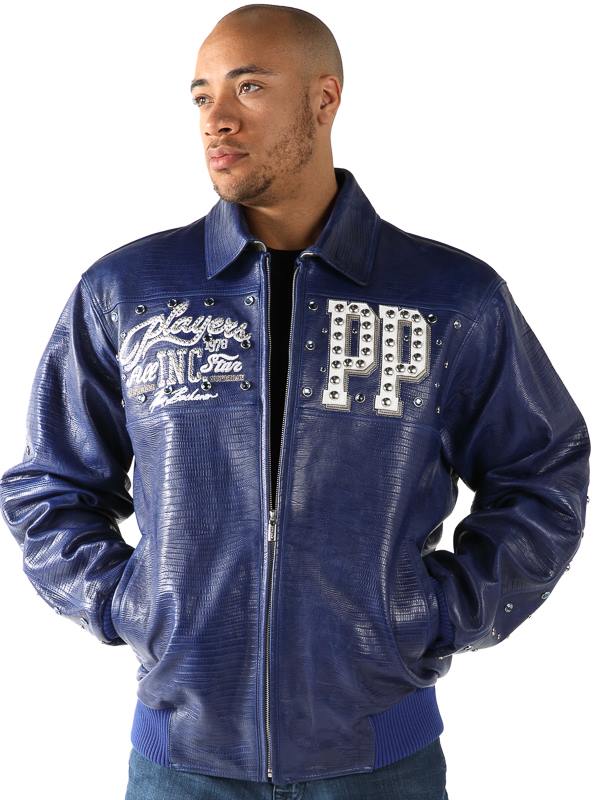Pelle Pelle Players Blue Leather Jacket view 2